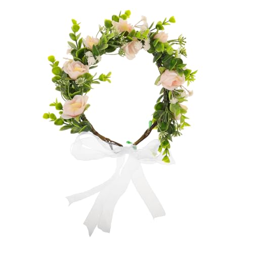 HAPINARY Verstellbares Hundehalsband mit Blumenkranz Abnehmbares Hochzeitsaccessoire für Haustiere Romantisches Fotoshooting Requisit Geeignet für Hochzeit Geburtstag Festliche Anlässe HAPINARY Verstellbares Hundehalsband mit Blumenkranz Abnehmbares Hochzeitsaccessoire für Haustiere Romantisches Fotoshooting Requisit Geeignet für Hochzeit Geburtstag Festliche Anlässe von HAPINARY