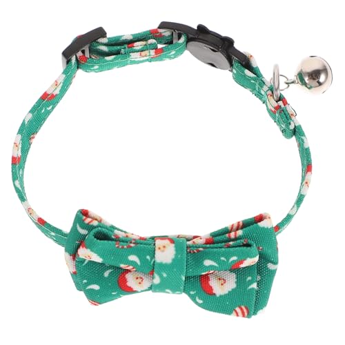 HAPINARY Verstellbares Weihnachts Katzenhalsband mit Glocke und Abnehmbarer Schleife Sicherer Breakaway Verschluss Weiches Langlebiges Material für Katzen und Kätzchen an Festtagen HAPINARY Verstellbares Weihnachts Katzenhalsband mit Glocke und Abnehmbarer Schleife Sicherer Breakaway Verschluss Weiches Langlebiges Material für Katzen und Kätzchen an Festtagen von HAPINARY