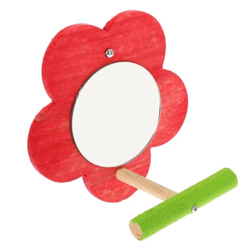 HAPINARY Vogel Spiegelspielzeug mit Sitzstand Kreatives Plümbel Blüten Design für Papageien und Wellensittiche und Langlebig Dekorative Vogelkäfig Zubehör für Training HAPINARY Vogel Spiegelspielzeug mit Sitzstand Kreatives Plümbel Blüten Design für Papageien und Wellensittiche und Langlebig Dekorative Vogelkäfig Zubehör für Training von HAPINARY