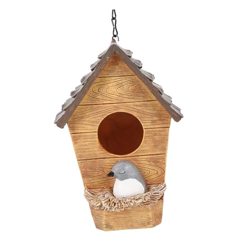 HAPINARY Vogelhaus Vogelnest Vogelhäuschen Papageienhaus Parkverzierung Kolibri-Häuser Gartendekoration hängendes Vogelhaus Vogelfütterer kleine Vogelversorgung dekoratives Vogelhaus Harz HAPINARY Vogelhaus Vogelnest Vogelhäuschen Papageienhaus Parkverzierung Kolibri-Häuser Gartendekoration hängendes Vogelhaus Vogelfütterer kleine Vogelversorgung dekoratives Vogelhaus Harz von HAPINARY