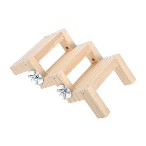 HAPINARY Holz Papagei Klettern Leiter Spielzeug Vogel Käfig Zubehör Rest Leiter Stehen Für Papageien Indoor Vogel Spielzeug von HAPINARY