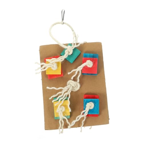 HAPINARY Hängendes Beißspielzeug Für Papageien Kauen Spielzeug Haustier Vogel Schreddern Spielzeug Vogelkäfig Hängen Dekor von HAPINARY