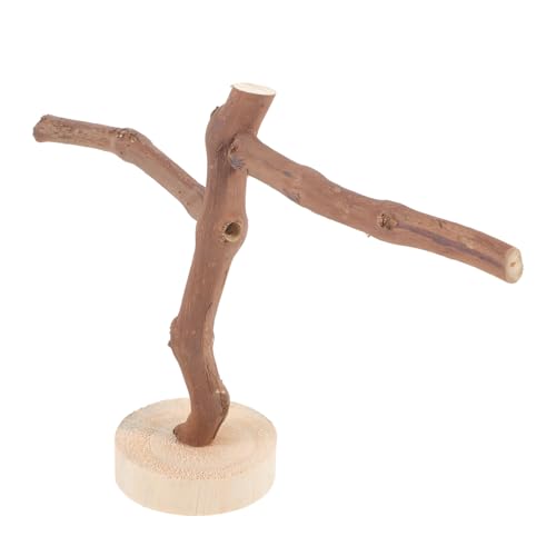 HAPINARY Einzigartiges Design Papagei Vogel Spielzeug Natürliche Traubenzweig Vogel Sitzstange 20cm Hoch Sicher Für Sittich Käfig Ara Spielzeug von HAPINARY