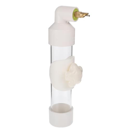 HAPINARY Vogeltrinker Wasserflasche Für Haustiere Automatischer Wasserspender Für Papageien Vogelfütterung& Halter Für Die Wasserfütterung Von Vögeln Wasserkocher PVC Speisewasser Weiß von HAPINARY
