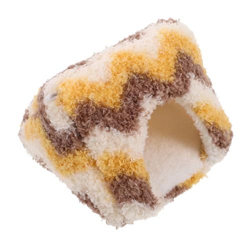HAPINARY Warm Hamster Bed House aus Weichem Korallenfleece Warmes Nest für Kleine Haustiere Waschbar und Leicht als Winterversteck für Hamster Streifenhörnchen und Andere Kleintiere HAPINARY Warm Hamster Bed House aus Weichem Korallenfleece Warmes Nest für Kleine Haustiere Waschbar und Leicht als Winterversteck für Hamster Streifenhörnchen und Andere Kleintiere von HAPINARY