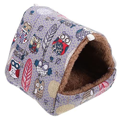 HAPINARY Warm Schlafnest für Kleine Haustiere Kuscheliges Schlafsofa für Hamster Chinchilla Frettchen und Kaninchen Isolierendes Haustierbett für Kalte Wintertage HAPINARY Warm Schlafnest für Kleine Haustiere Kuscheliges Schlafsofa für Hamster Chinchilla Frettchen und Kaninchen Isolierendes Haustierbett für Kalte Wintertage von HAPINARY
