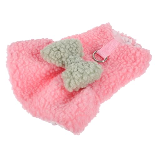 HAPINARY Warme Hundekleidung Flauschige Pullover Für Kleine Hunde Bequeme Kleidung Für Kalte Tage Wärmende Welpenkleidung Mit Integriertem Gassigehen-Design von HAPINARY