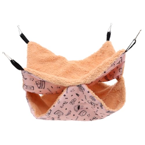 HAPINARY Tasche Hamster Bett Chinchilla Ruhen Bett Meerschweinchen Hängematte 20x20cm Tee Tasse Baumwolle Material von HAPINARY