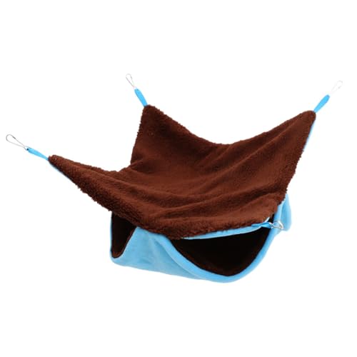 HAPINARY Hamsterhängematte Meerschweinchenbett Hängendes Chinchilla Hängematte Warme Schlafnest für Kleine Haustiere Zartes Hamsterzubehör HAPINARY Hamsterhängematte Meerschweinchenbett Hängendes Chinchilla Hängematte Warme Schlafnest für Kleine Haustiere Zartes Hamsterzubehör von HAPINARY