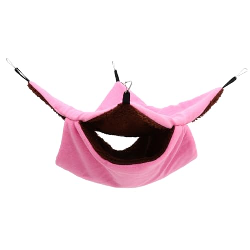 HAPINARY Warm Hamster Hammock Bequeme Hängematte Für Meerschweinchen Und Hamster Rückzugsort Oder Schlafplatz Vielseitig Einsetzbar Für Kleine Haustiere von HAPINARY