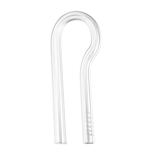 HAPINARY Ein- und Auslassrohrsatz für Aquarien R-förmiges Wassereinlassrohr Aquarium-Wasserrohr 13 cm Glas mäßiger Wasserdurchfluss von HAPINARY