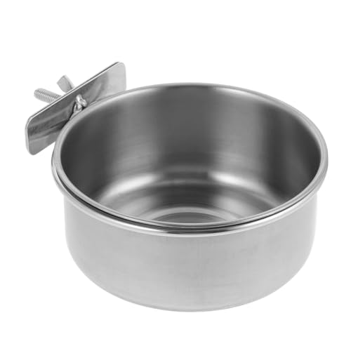 HAPINARY Edelstahl-Futter Und Wassernapf Zum Aufhängen Spülmaschinenfest Für Vogelkäfige Hunde Katzen Und Kleine Haustiere HAPINARY Edelstahl-Futter Und Wassernapf Zum Aufhängen Spülmaschinenfest Für Vogelkäfige Hunde Katzen Und Kleine Haustiere von HAPINARY