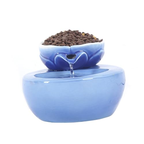 HAPINARY Haustier Wasserspender mit automatischem Zirkulationsfilter Keramik pet Supplies haustierbedarf Haustierzubehör Automatisches Trinken von Haustieren Futterautomat Keramik Jahrgang HAPINARY Haustier Wasserspender mit automatischem Zirkulationsfilter Keramik pet Supplies haustierbedarf Haustierzubehör Automatisches Trinken von Haustieren Futterautomat Keramik Jahrgang von HAPINARY