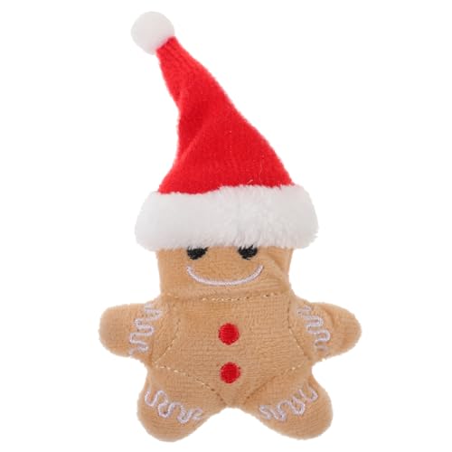 HAPINARY Süßes Katzenspielzeug Aus Plüsch Lebkuchenmann Spielzeug für Kätzchen Katzenspielzeug Kauspielzeug für Kätzchen Weihnachts-katzenspielzeug HAPINARY Süßes Katzenspielzeug Aus Plüsch Lebkuchenmann Spielzeug für Kätzchen Katzenspielzeug Kauspielzeug für Kätzchen Weihnachts-katzenspielzeug von HAPINARY