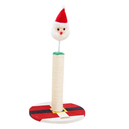 HAPINARY Innovativer Katzen-Kratzbaum mit Weihnachtsmann- Stabiler Kletterbaum aus Sisalseil HAPINARY Innovativer Katzen-Kratzbaum mit Weihnachtsmann- Stabiler Kletterbaum aus Sisalseil von HAPINARY