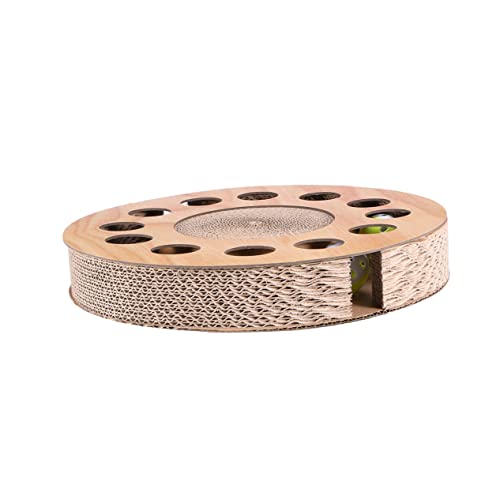 HAPINARY Katze Rolling Scratcher Board Kätzchen Katzenminze Matte Wellpapier Haustier Spielzeug Katze Klaue Schleifen Pad HAPINARY Katze Rolling Scratcher Board Kätzchen Katzenminze Matte Wellpapier Haustier Spielzeug Katze Klaue Schleifen Pad von HAPINARY