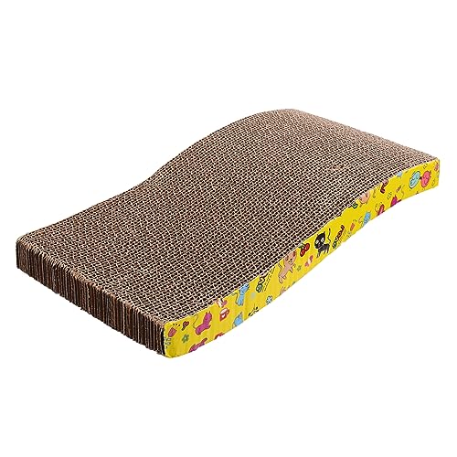 HAPINARY Kätzchen Scratch Pad Katze Spielzeug Wellpappe Papier Scratch Board Haustier Spielzeug Zufällige Farbe HAPINARY Kätzchen Scratch Pad Katze Spielzeug Wellpappe Papier Scratch Board Haustier Spielzeug Zufällige Farbe von HAPINARY
