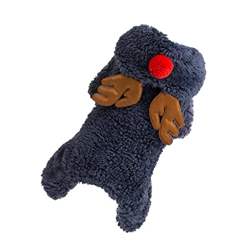 HAPINARY Entzückender Wintermantel mit weihnachtlichem Hirschmuster weicher Baumwolle Warmer Wintermantel für Hunde einfaches An- und Ausziehen Größe L HAPINARY Entzückender Wintermantel mit weihnachtlichem Hirschmuster weicher Baumwolle Warmer Wintermantel für Hunde einfaches An- und Ausziehen Größe L von HAPINARY