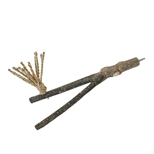 HAPINARY Vogelspielzeug Aus Holz Für Papageien Sittiche Und Wellensittiche Zum Kauen Und Spielen Geeignet Als Käfigzubehör Und Dekoration Vogelkäfig von HAPINARY