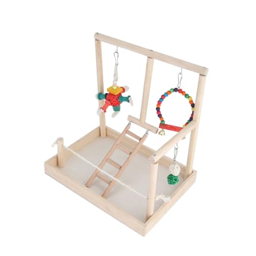 HAPINARY Papageien-ständer Aus Naturholz Vogel Spielzeug Trainingsständer Für Nymphensittiche Sittiche Und Papageien Gleichgewicht Und Koordination HAPINARY Papageien-ständer Aus Naturholz Vogel Spielzeug Trainingsständer Für Nymphensittiche Sittiche Und Papageien Gleichgewicht Und Koordination von HAPINARY