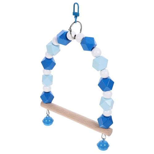 HAPINARY Parrot Swing Toy Bunte Vogel Schaukel Für Käfige Holz Sitzstand Für Papageien Und Sittiche Für Klettern Und Spielen Stärkt Die Beißkraft Und Fördert Die Gesundheit HAPINARY Parrot Swing Toy Bunte Vogel Schaukel Für Käfige Holz Sitzstand Für Papageien Und Sittiche Für Klettern Und Spielen Stärkt Die Beißkraft Und Fördert Die Gesundheit von HAPINARY