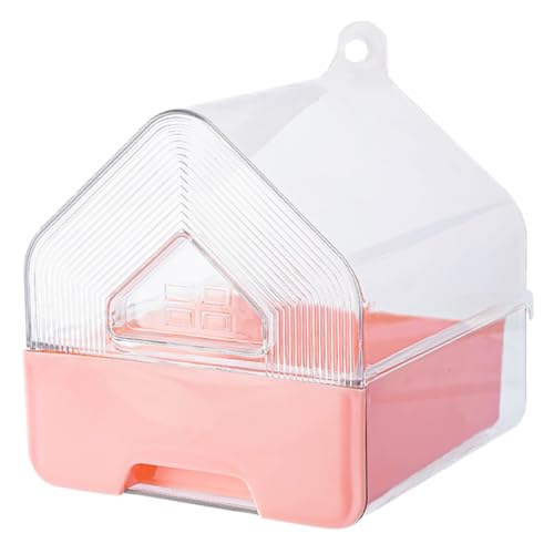 HAPINARY Badewanne Für Sittiche Und Papageien Transparente Duschbadewanne Zum Aufhängen Design Für Einfache Reinigung Vogelkäfigzubehör Für Haustier-vögel Geeignet Für Kleine von HAPINARY