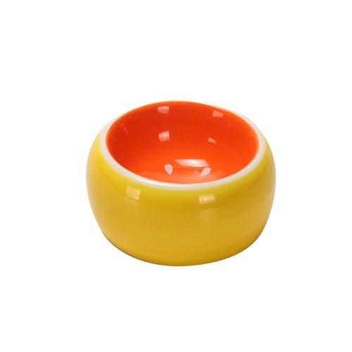 HAPINARY tränkebecken wasserbecken Adorable Eating Basin Base-Heavy Bowl Small Animal Bowl wasserwanne Schale für Hamster Keramiknapf für Hamster Haustier Keramikschale Geschirr Fressnapf von HAPINARY