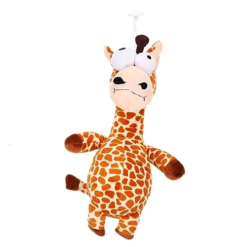 HAPINARY Plüschspielzeug Für Kleine Hunde Giraffe-Form Cartoon-hundespielzeug Quietschendes Hundekauspielzeug Zum Nagen Waschbar Für Zahnfleischschutz Und Zähneputzen von HAPINARY
