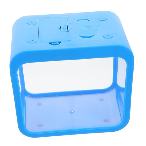 Mini Aquarien mit Licht Kompakter Desktop Fischbehälter für Kleine Fische Quallen und Goldfische zu Reinigen Tragbarer Fischbehälter Mini Aquarien mit Licht Kompakter Desktop Fischbehälter für Kleine Fische Quallen und Goldfische zu Reinigen Tragbarer Fischbehälter von HAPINARY