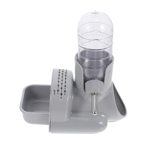 HAPINARY Hamster Trinkflasche Mit Stehdesign Und Multi-use Funktion Auslaufsicherer Wasserspender Für Kaninchen Und Meerschweinchen Inklusive Futterstation Und Versteckspielzeug von HAPINARY