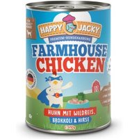 HAPPY JACKY Nassfutter Monoprotein Huhn und Reis 12x410 g von HAPPY JACKY