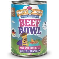 HAPPY JACKY Nassfutter Monoprotein Rind und Kartoffel 12x410 g von HAPPY JACKY