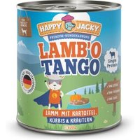 HAPPY JACKY Nassfutter Monoprotein Lamm und Kartoffel 6x820 g von HAPPY JACKY
