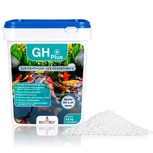 HAPPYKOI® GH Plus zur Erhöhung der Gesamthärte Wasserhärte in Granulatform HAPPYKOI® GH Plus GH Plus 8 kg von HAPPYKOI