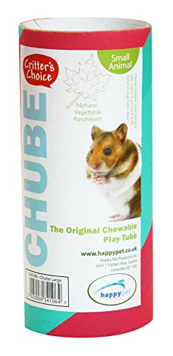 HAPPYPET Critters Choice Carboard Chube für kleine Tiere, interaktives Spielen, Knabbern, Kauen, Nagen, natürlich, ungiftig, Spielröhrenspielzeug, klein HAPPYPET Critters Choice Carboard Chube für kleine Tiere, interaktives Spielen, Knabbern, Kauen, Nagen, natürlich, ungiftig, Spielröhrenspielzeug, klein von HAPPYPET