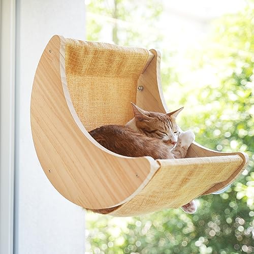 Fenster-Katzenbetten für Indoor-Katzen-Sitzstangen Mondregale montiert mit starken Saugnäpfen Katzenfenstersitz zum Schlafen und Beobachten von Vögeln Fenster-Katzenbetten für Indoor-Katzen-Sitzstangen Mondregale montiert mit starken Saugnäpfen Katzenfenstersitz zum Schlafen und Beobachten von Vögeln von HAPYKITYS