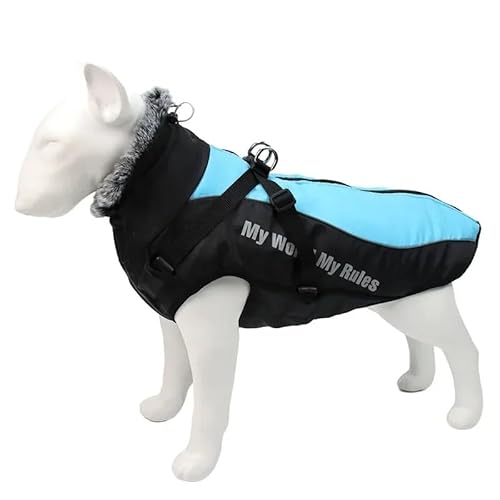 Deutsche Schäferhund Labrador Bulldogge Schneer Coat Kleidung Im Freien wasserdichte Hundejacke Winter Warmes Haustierarbeit Kleidung,Blau,6XL Deutsche Schäferhund Labrador Bulldogge Schneer Coat Kleidung Im Freien wasserdichte Hundejacke Winter Warmes Haustierarbeit Kleidung,Blau,6XL von HAQEPO