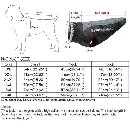 Deutsche Schäferhund Labrador Bulldogge Schneer Coat Kleidung Im Freien wasserdichte Hundejacke Winter Warmes Haustierarbeit Kleidung,Rot,2XL Deutsche Schäferhund Labrador Bulldogge Schneer Coat Kleidung Im Freien wasserdichte Hundejacke Winter Warmes Haustierarbeit Kleidung,Rot,2XL von HAQEPO