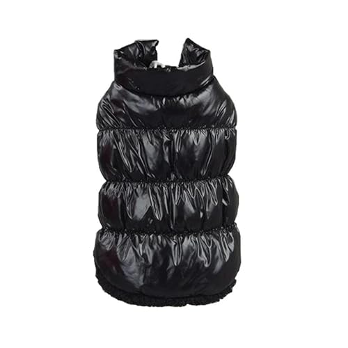 Einfarbige Daunenjacke Für Haustiere, Warme Winterkleidung Für Katzen Und Hunde, Wind- Und wasserdichte Outdoor-Haustierjacke Für Yorkshire Shih Tzu, Chihuahua, Mops,Schwarz,L Einfarbige Daunenjacke Für Haustiere, Warme Winterkleidung Für Katzen Und Hunde, Wind- Und wasserdichte Outdoor-Haustierjacke Für Yorkshire Shih Tzu, Chihuahua, Mops,Schwarz,L von HAQEPO