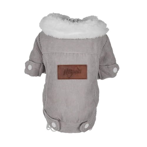 Herbst- Und Wintermantel Für Haustiere, Dick, Warm, Kleidung Für Chihuahua, Mops, Yorkshire Terrier, Weiche Und Bequeme Haustierkleidung,Grau,L Herbst- Und Wintermantel Für Haustiere, Dick, Warm, Kleidung Für Chihuahua, Mops, Yorkshire Terrier, Weiche Und Bequeme Haustierkleidung,Grau,L von HAQEPO