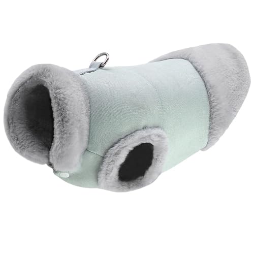 Herbst Winter Fleece Warm Warmes, Bequemes Hundemantel Chihuahua Französische Bulldogge Mops Jacke Kleidung,Blau,XL Herbst Winter Fleece Warm Warmes, Bequemes Hundemantel Chihuahua Französische Bulldogge Mops Jacke Kleidung,Blau,XL von HAQEPO
