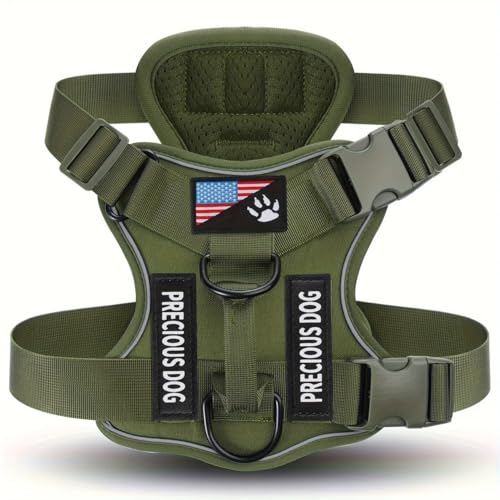 Hochleistungsverstellbarer Nylon -Militärtaktik -Hundetraining Jagdkabelbaum Für Deutsche Schäferhund Labrador French Bulldogge,Armeegrün,S Hochleistungsverstellbarer Nylon -Militärtaktik -Hundetraining Jagdkabelbaum Für Deutsche Schäferhund Labrador French Bulldogge,Armeegrün,S von HAQEPO