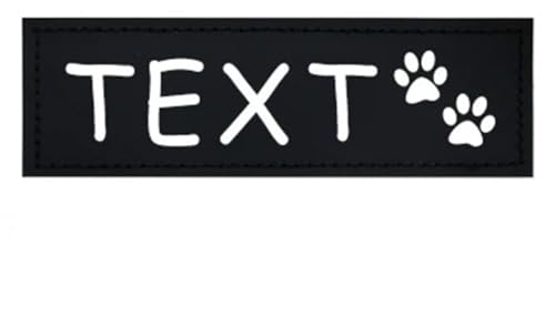 Hunde-Namensschilder, Telefonnummer, personalisierbar, Anti-Verlust-Hundegeschirr, Weste, Halsband, ID-Tag, Aufkleber, Haustierzubehör, Weiß, 11 x 3 cm, 2 Stück Hunde-Namensschilder, Telefonnummer, personalisierbar, Anti-Verlust-Hundegeschirr, Weste, Halsband, ID-Tag, Aufkleber, Haustierzubehör, Weiß, 11 x 3 cm, 2 Stück von HAQEPO