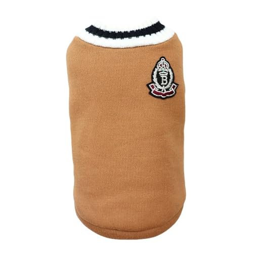 Katzenhund Pullover Pullover Winter Warme Haustierkleidung Chihuahua Shiba Inu Yorkshire Terrier Mops Kleiner Hund Katze Weste,Gelb,M Katzenhund Pullover Pullover Winter Warme Haustierkleidung Chihuahua Shiba Inu Yorkshire Terrier Mops Kleiner Hund Katze Weste,Gelb,M von HAQEPO
