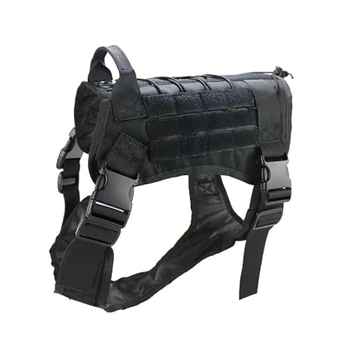 Militärisch, Taktisch, Verstellbar, Nylon-Hundegeschirr, Deutscher Schäferhund, Labrador, Französische Bulldogge, Jagd, Training, Camping, Geschirr, Weste Mit Griff, Haustiergeschirr,A,XL Militärisch, Taktisch, Verstellbar, Nylon-Hundegeschirr, Deutscher Schäferhund, Labrador, Französische Bulldogge, Jagd, Training, Camping, Geschirr, Weste Mit Griff, Haustiergeschirr,A,XL von HAQEPO