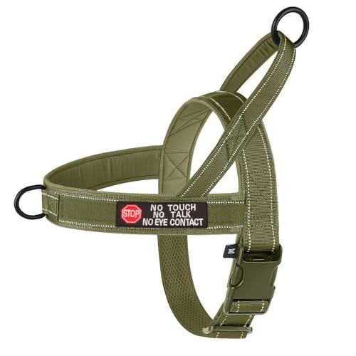 Militärisches Taktisches Haustier-Geh-Trainingsgeschirr, Weste Für Den Außenbereich, Reflektierend, Verstellbar, Kein Ziehen, Nylon-Hundegeschirr, Geeignet Für Mittelgroße Und Große Hunde, Pitbul Militärisches Taktisches Haustier-Geh-Trainingsgeschirr, Weste Für Den Außenbereich, Reflektierend, Verstellbar, Kein Ziehen, Nylon-Hundegeschirr, Geeignet Für Mittelgroße Und Große Hunde, Pitbul von HAQEPO
