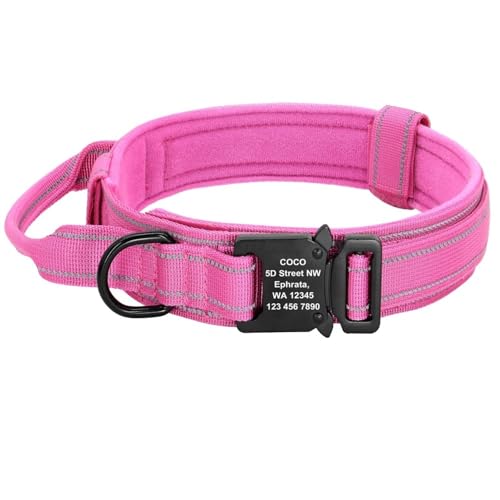 Militärtaktiken Reflektiert Personalisierte Einstellbare Nylon Deutsche Schäferhund French Bulldog Labrador Training Name Kragen,A,M Militärtaktiken Reflektiert Personalisierte Einstellbare Nylon Deutsche Schäferhund French Bulldog Labrador Training Name Kragen,A,M von HAQEPO