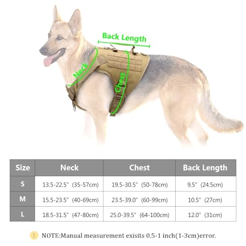 Militärtaktisch Einstellbare Nylongurtkontrolle Griff Labrador Deutsch Shepherd Training Camping Jagdgurt Weste,Schwarz,L Militärtaktisch Einstellbare Nylongurtkontrolle Griff Labrador Deutsch Shepherd Training Camping Jagdgurt Weste,Schwarz,L von HAQEPO