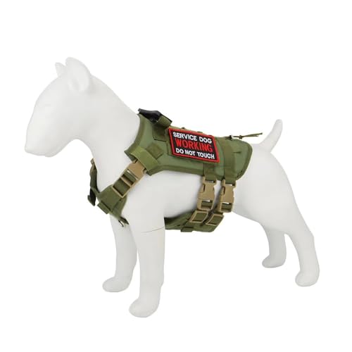 Militärtaktische Hundetraining Jagdkabelbaumweste Mit Kontrollhandeln Sie EIN Verstellbares Nylon Service Hundekabelbaum Für Labrador French Bulldogs,Grün,S Militärtaktische Hundetraining Jagdkabelbaumweste Mit Kontrollhandeln Sie EIN Verstellbares Nylon Service Hundekabelbaum Für Labrador French Bulldogs,Grün,S von HAQEPO