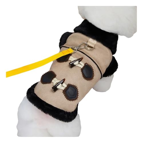 Mit D-Ring Weich Bequemer Chihuahua Shiba Inu Mop,Braun,XL Mit D-Ring Weich Bequemer Chihuahua Shiba Inu Mop,Braun,XL von HAQEPO